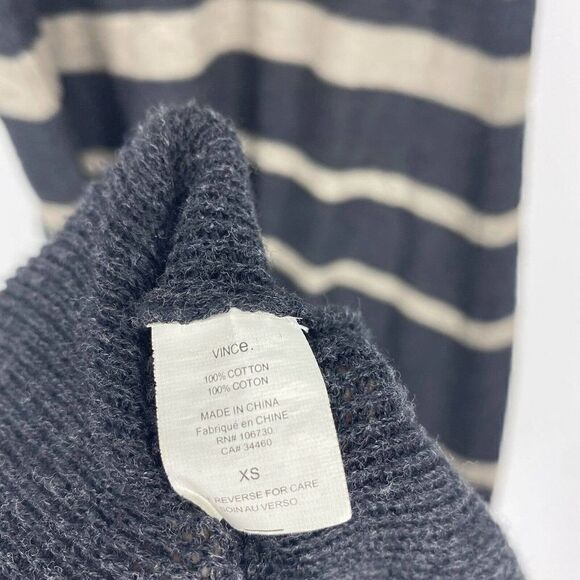 Vince Sweater Dress Striped Long Maxi - Picture 6 of 7